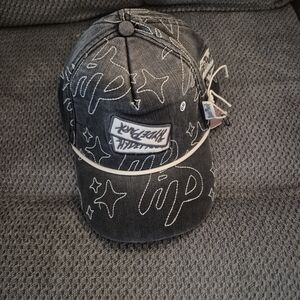 Kids Black Graphic Baseball Cap - Unknown Brand